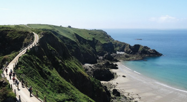 La péninsule de Sark, la coupée