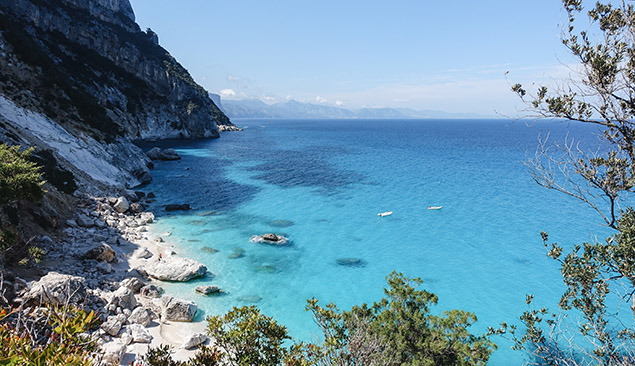 eau turquoise en Sardaigne