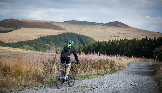 vtt dans la chaine des puys