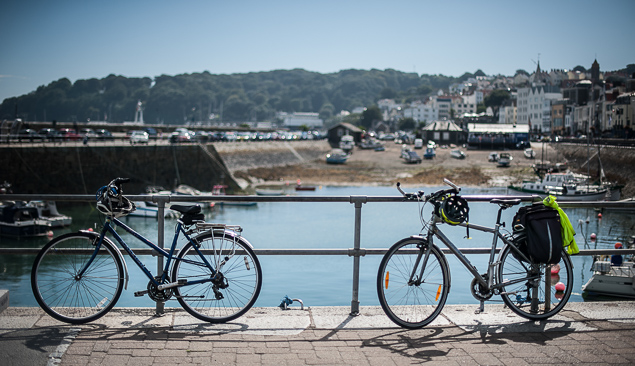 vélos sur pont d'arcachon