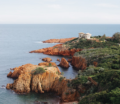 côte du massif d'esterel