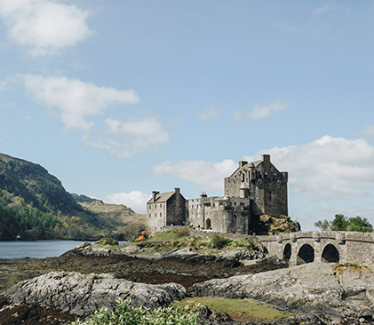 château d'Eilean Donan en Ecosse