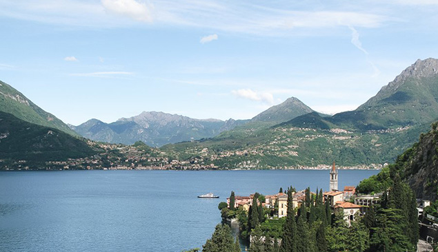 Lac de Côme en Italie