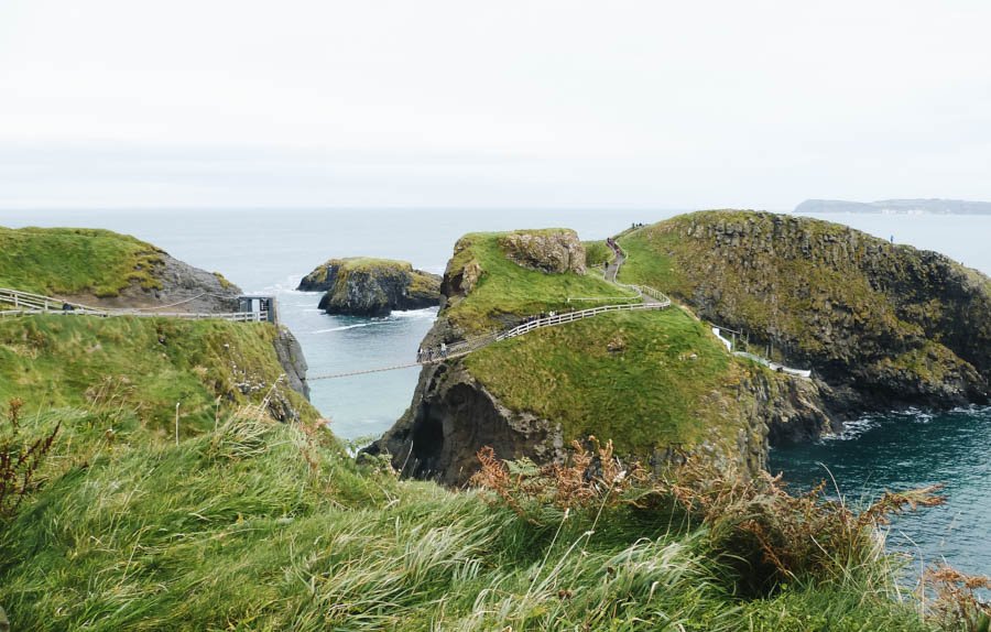 pont de corde de carrick a rede en Irlande du Nord