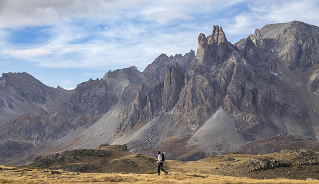 Vallée de la Clarée dans les Alpes