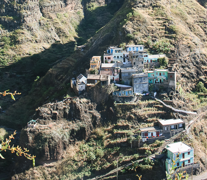 village escarpé cap-vert