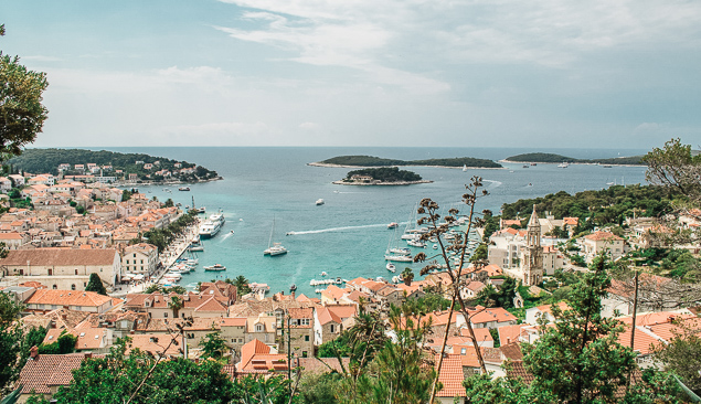 île d'hvar Croatie