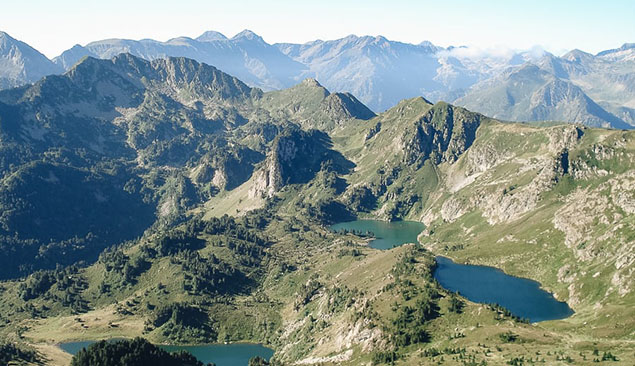 Ax-les-Thermes dans les pyrénées