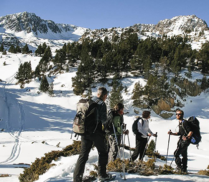 Raquettes dans les Pyrénées