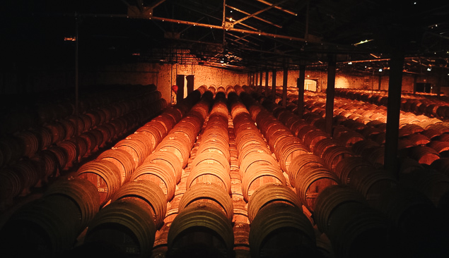 futs de cognac dans le medoc