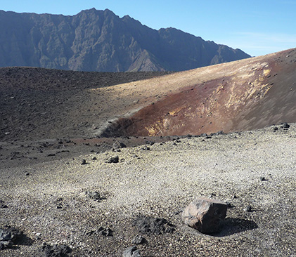 sentier volcanique du Cap-Vert