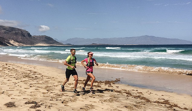 Trail sur les plages du Cap-Vert