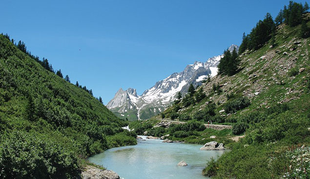 Panoramas sur le sentier du Tour du Mont-Blanc