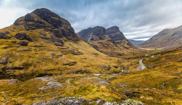 Three sisters, Glen Coe, Ecosse