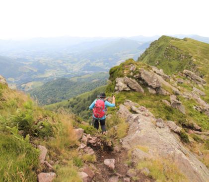 randonneur sur le gr10
