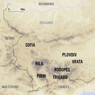 carte Bulgarie carte Bulgarie