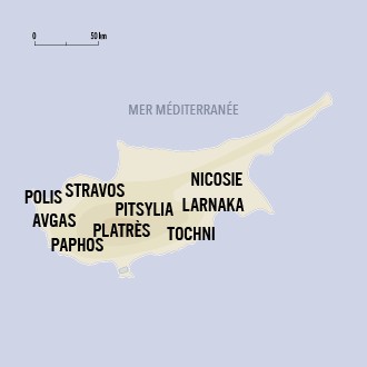 Carte Chypre