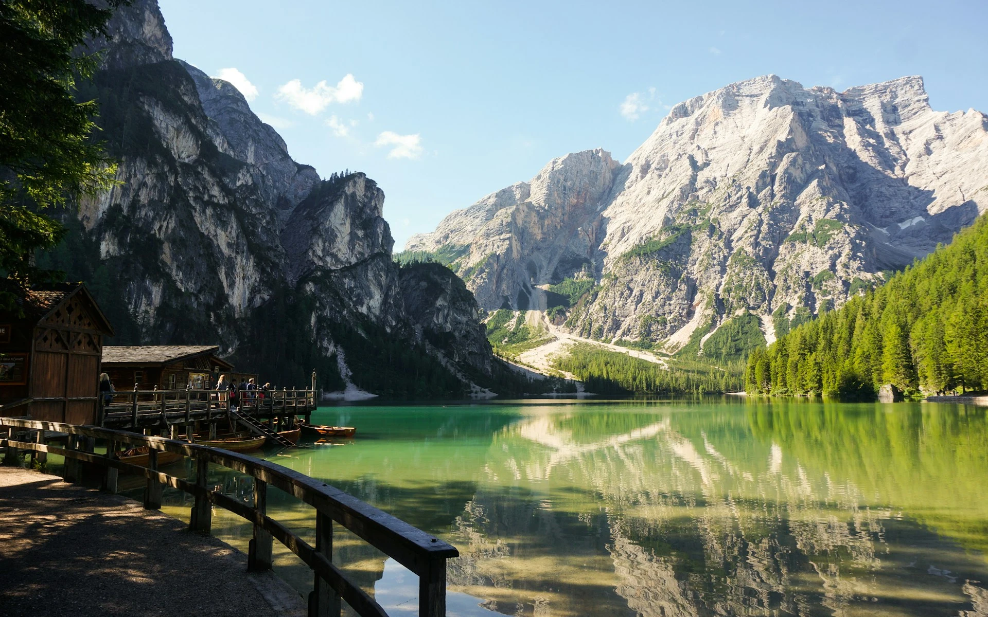 Lac de Braies, Dolomites, Italie