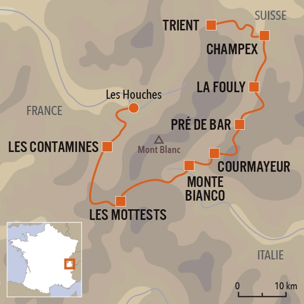 Trek Tour du Mont Blanc en 7 jours, séjour en liberté TMB Trek Tour du Mont Blanc en 7 jours, séjour en liberté TMB