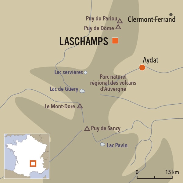 contreforts du massif central
