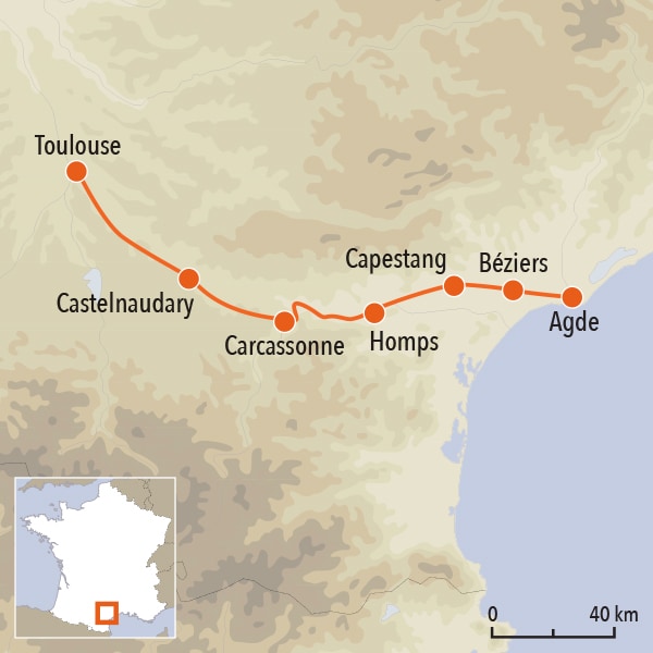 itinéraire du canal du midi