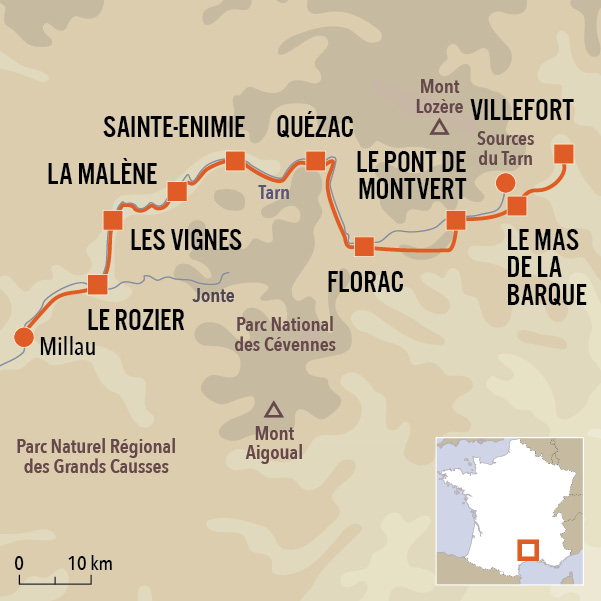 Randonnée des sources aux du Tarn circuit liberté en Lozère — free download