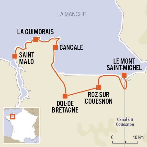 Randonnée de Saint-Malo au Mont-Saint-Michel - séjour liberté GR34