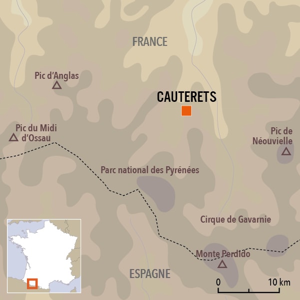 carte du voyage Rando et balnéo à Cauterets