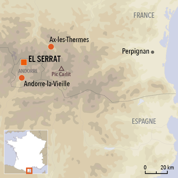 carte du voyage Raquettes et bien-être en Andorre