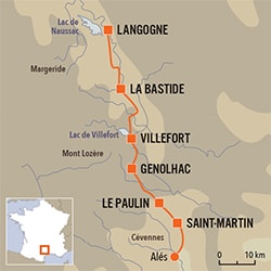 Itinéraire Le chemin de Régordane