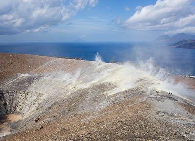 Archipel des Éoliennes et Etna