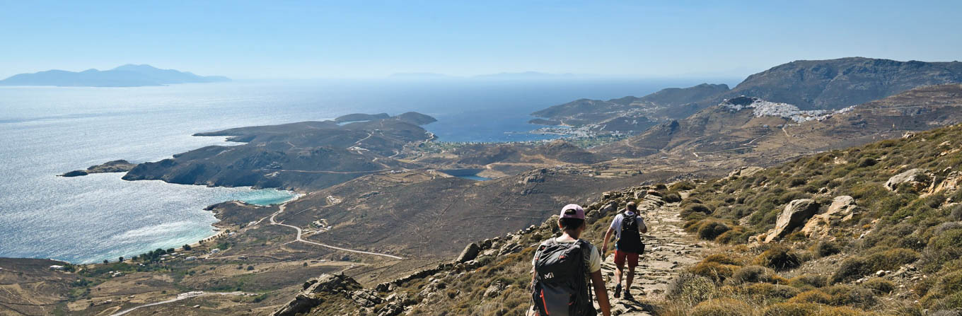 Voyage à pied : Grèce : Les Cyclades occidentales, Andros et Tinos