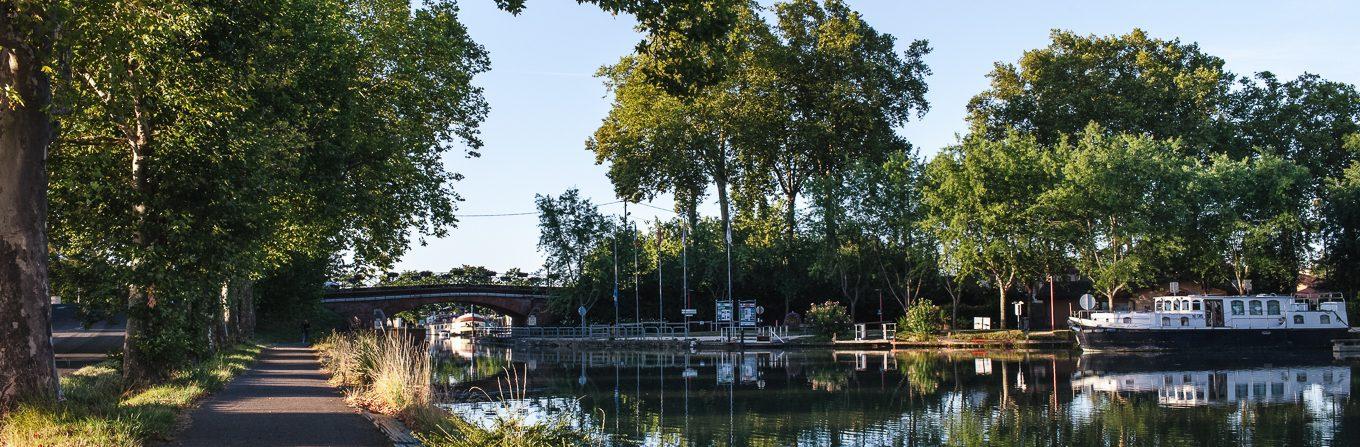 Voyage à vélo - Le canal de la Garonne à vélo