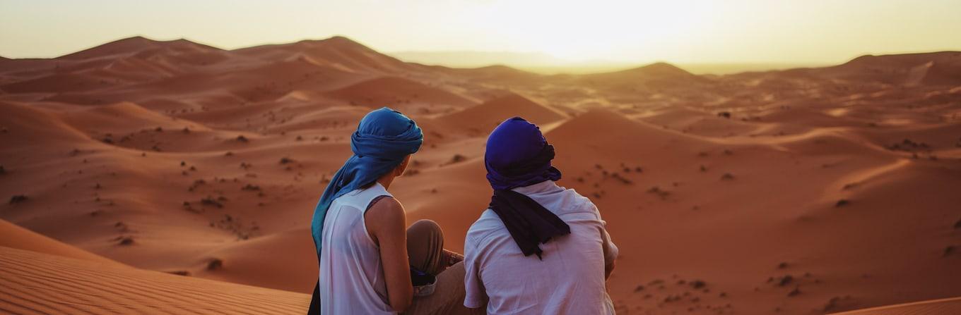 Voyage à pied : Maroc : Dunes de Merzouga et palmeraies du Dadès