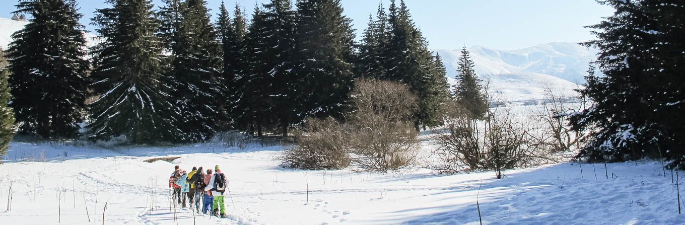 Voyage en raquette - Le massif du Sancy à raquettes