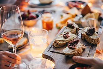 Repas du réveillon du nouvel an