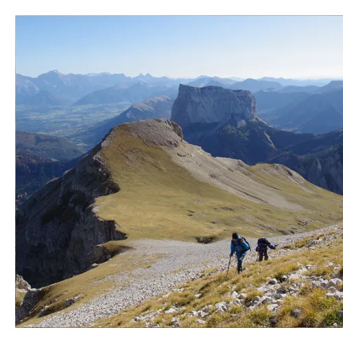 Hauts-plateaux du Vercors et randonneurs - ABaumel