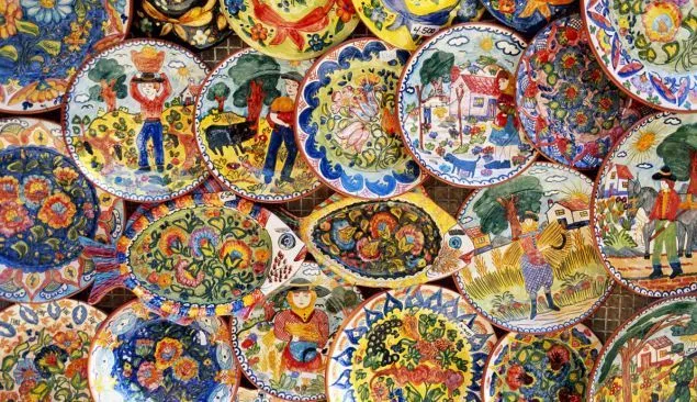 canvastock assiette coloree portugal