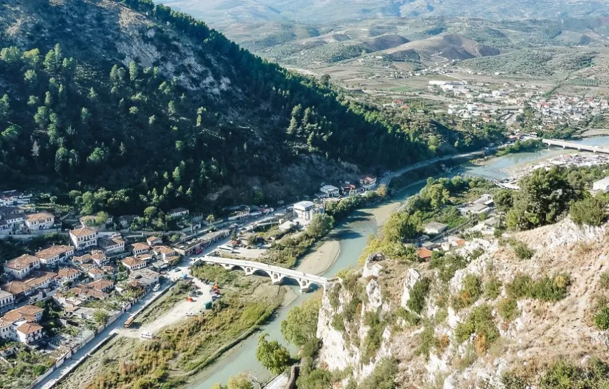 Berat vue du ciel
