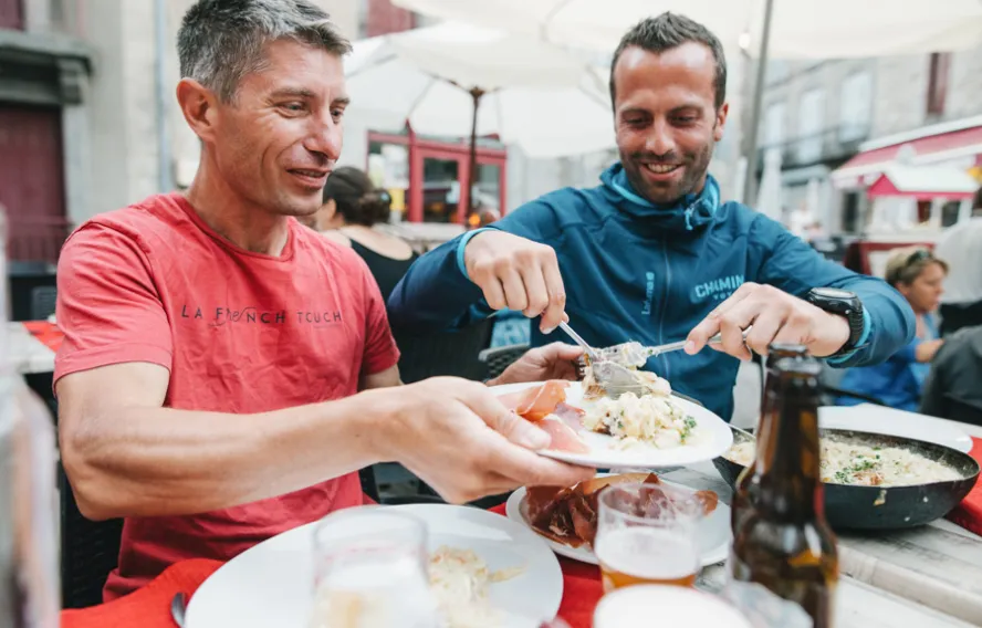 Fabien Voileau Un repas avec Chamina Voyages