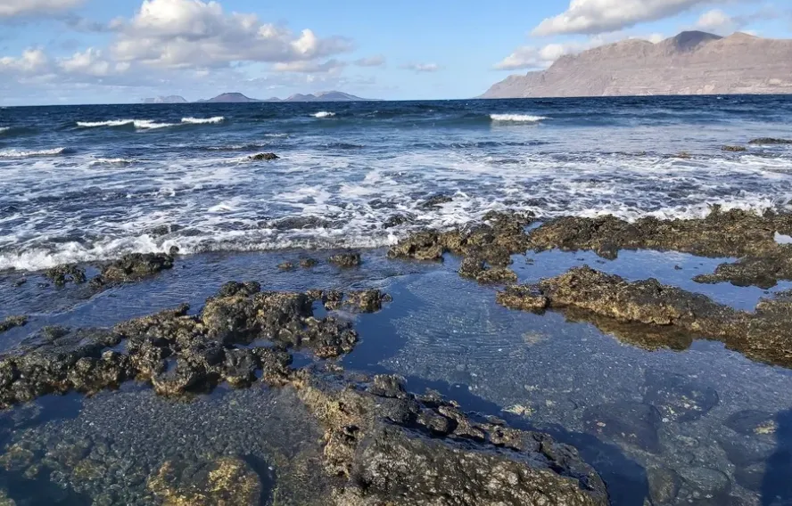 Les bords d'océan de Lanzarote