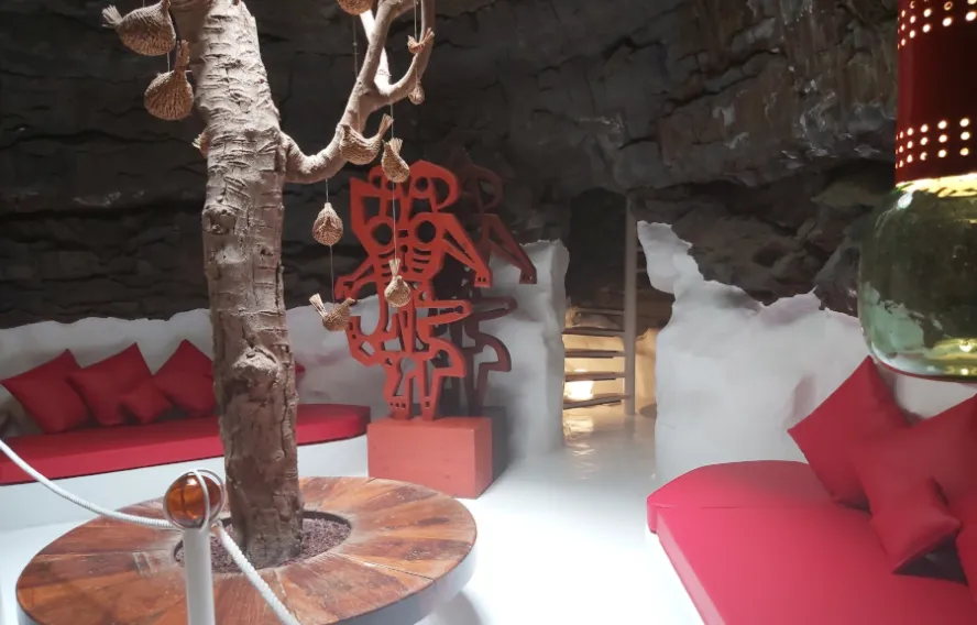 Salle intérieure de la fondation César Manrique