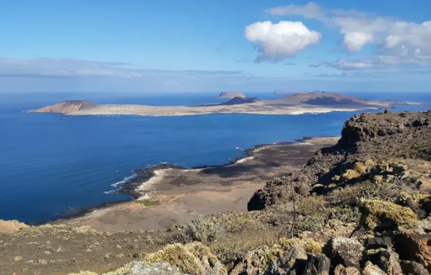 Vue sur la Graciosa