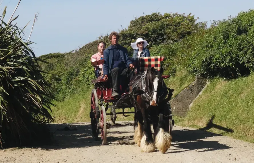 Calèche à Sark, iles anglo normandes