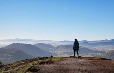 Image Du Puy de Dôme au massif du Sancy