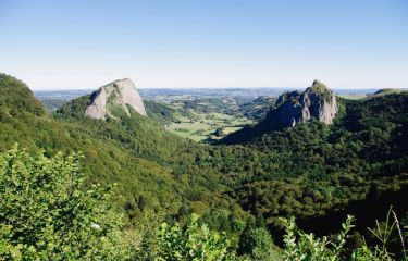 Image Du Puy de Dôme au massif du Sancy