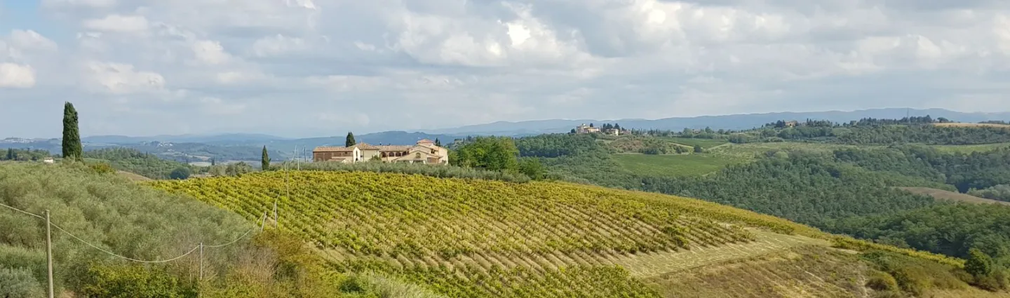 Campagne autour de San Gimignano, Toscane, Italie