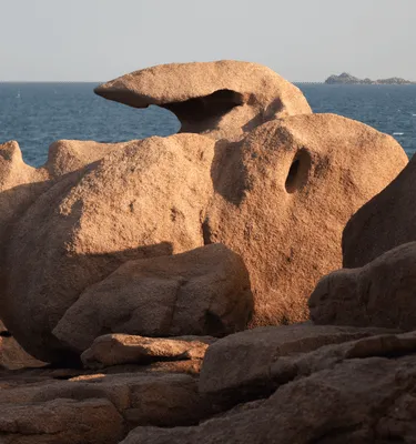 rocher côte de granit rose, gr34, bretagne