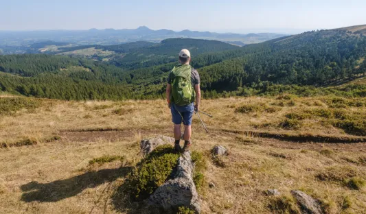 Randonneur sur la GTMC