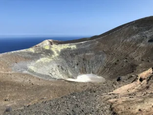 Cratère de la Fossa, Vulcano, iles eoliennes, Italie